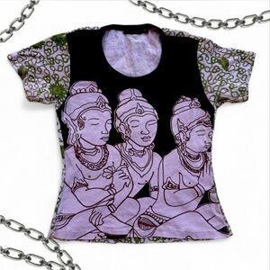 🧘🏽‍♀️ Vintage Custo Barcelona Graphic Baby Tee